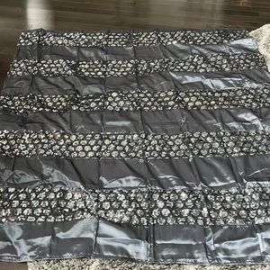 Charchol grey sparkle shower curtain